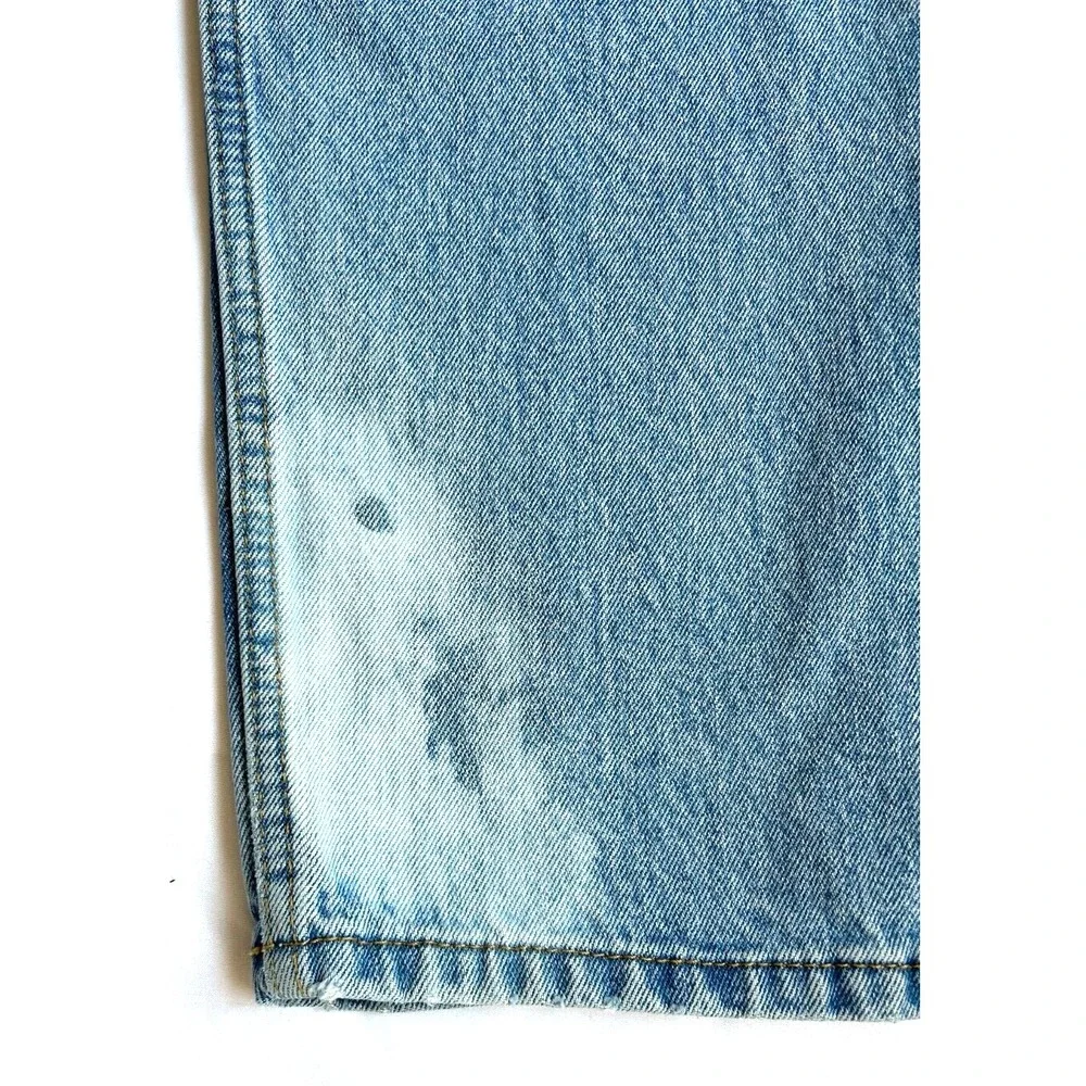 90's Levis 505 Denim Jeans Straight Leg Red Tab Five Pocket Blue Size 36 x 28.5
